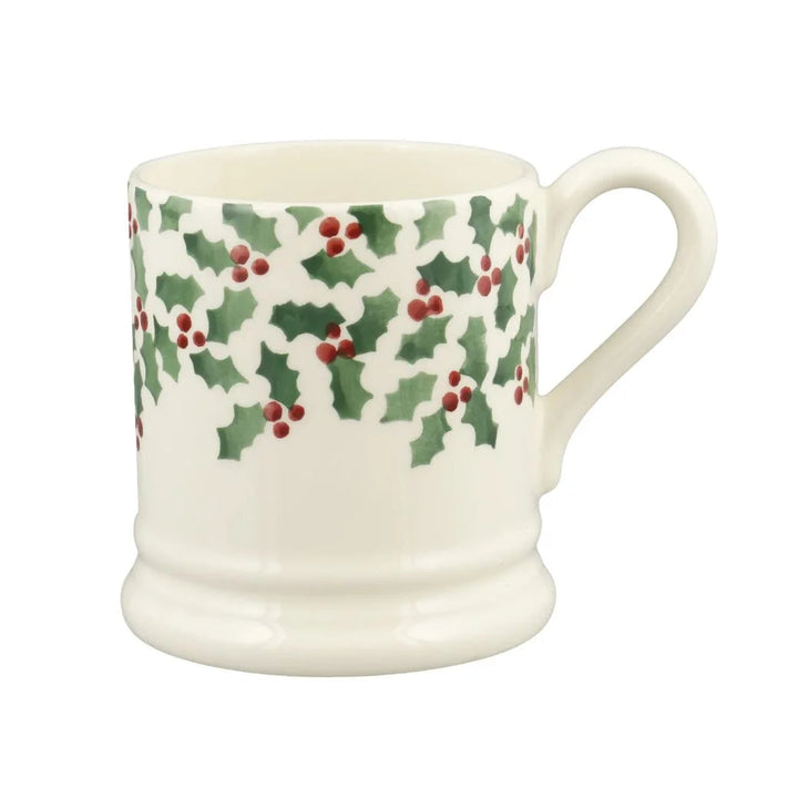 Tiny Scattered Holly 1/2 Pint Mug