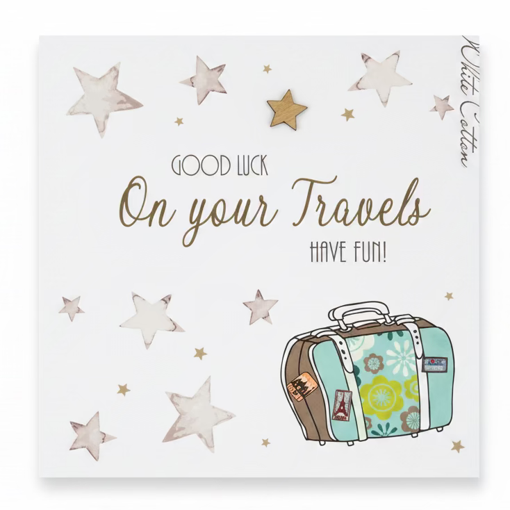 Good Luck on Your Travels Card