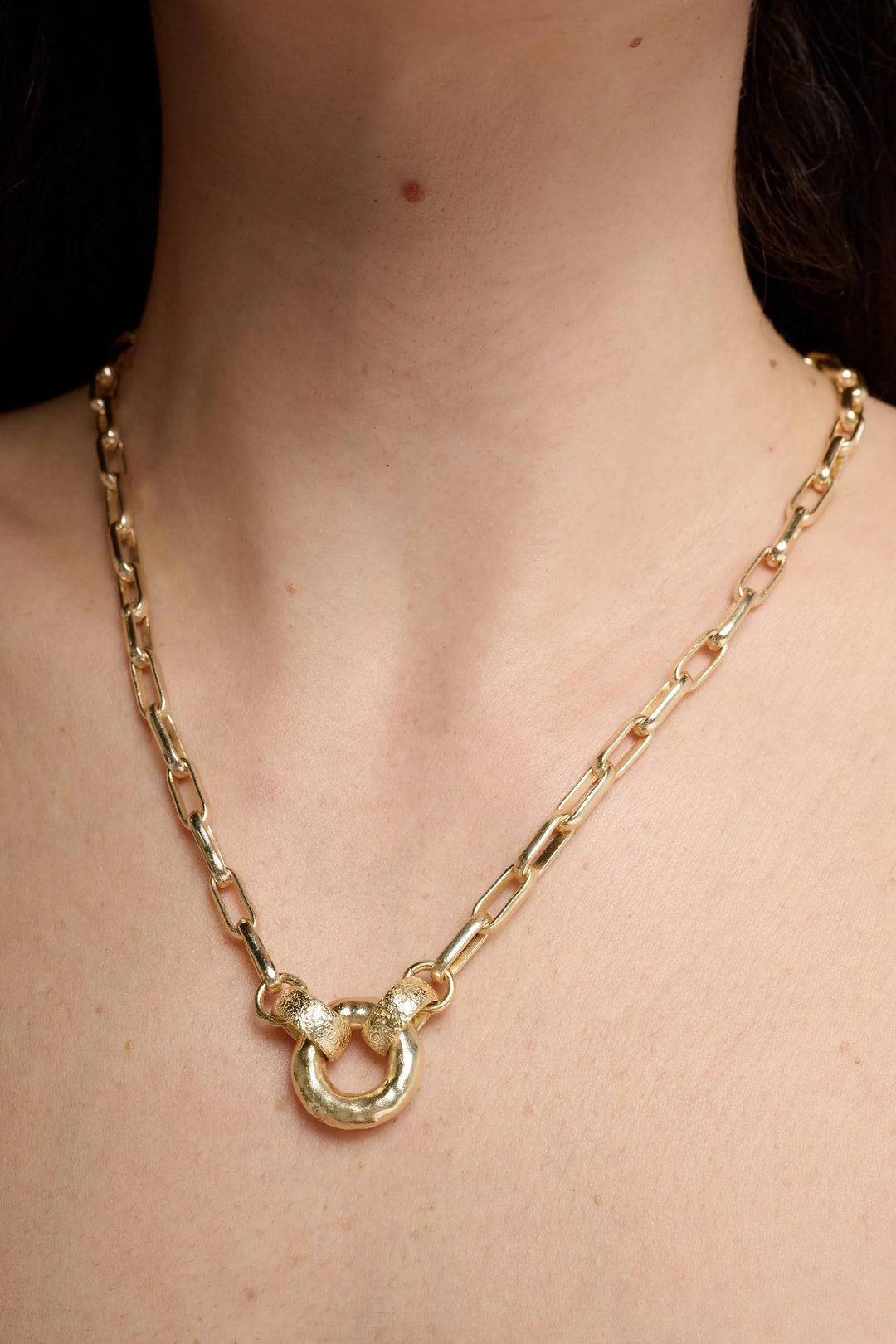 Ebb Interlocked Pendant Necklace - Gold