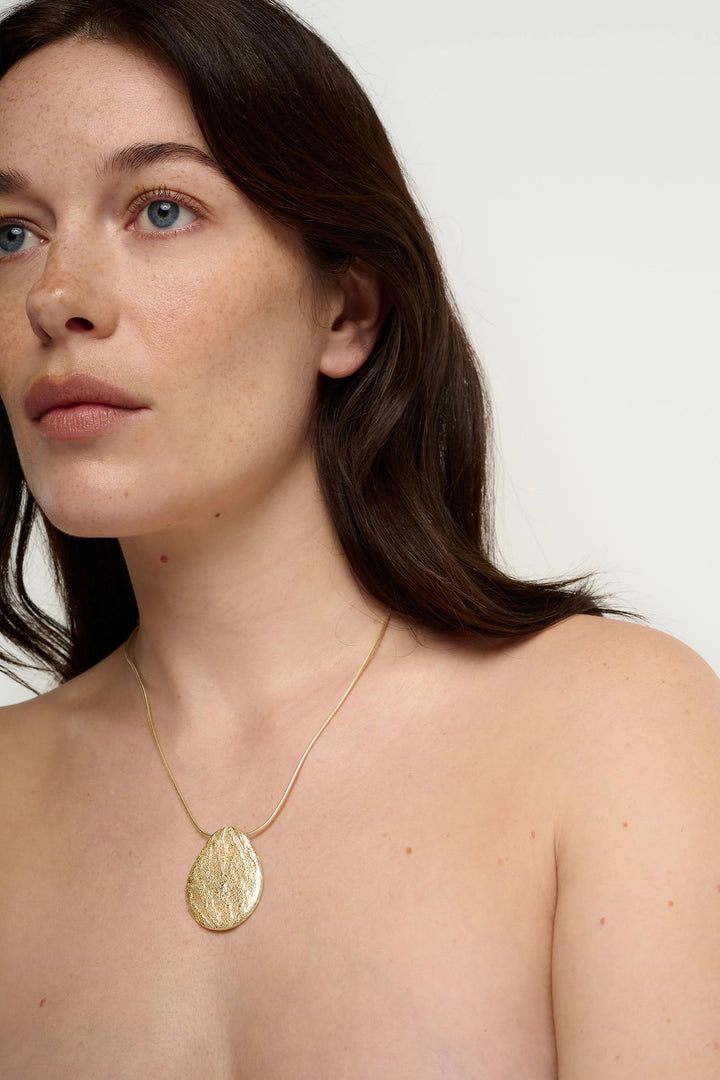 Terrain Gold Reversible Stone Pendant Necklace