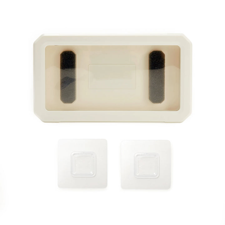Kikkerland shower-proof phone case by Cornucopia Home and Gift, transparent design protecting smartphone from water splashes.