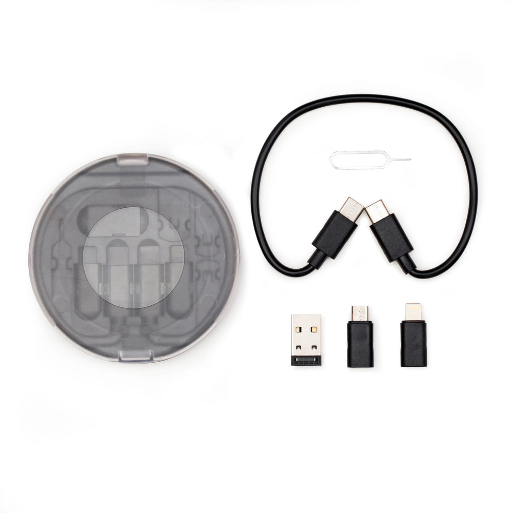 Kikkerland Travel Buddy Set featuring compact travel accessories from Cornucopia Home and Gift, shown in a colorful display.