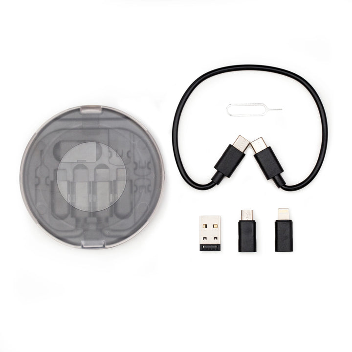 Kikkerland Travel Buddy Set featuring compact travel accessories from Cornucopia Home and Gift, shown in a colorful display.