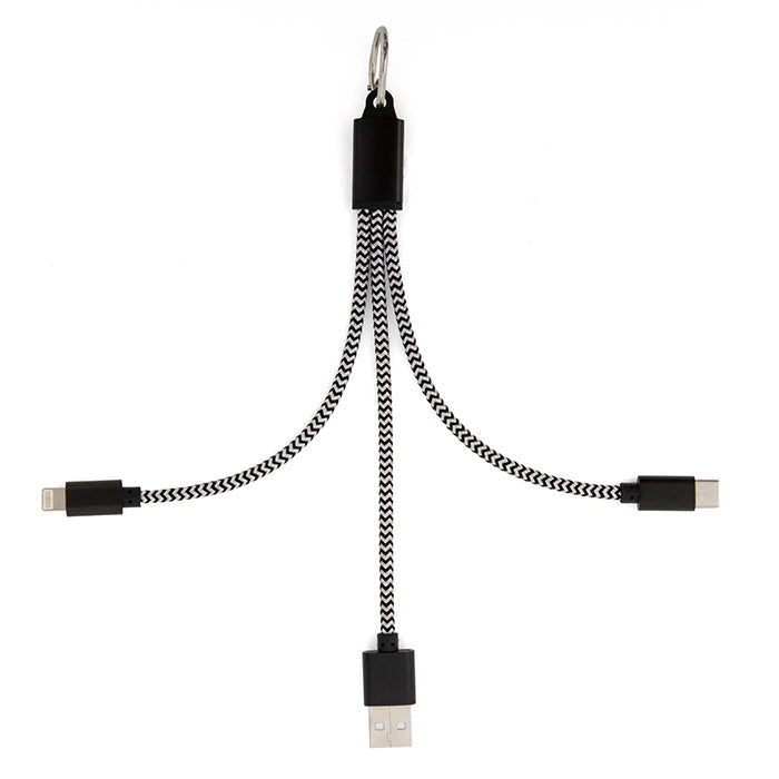 3-in-1 Cable Keyring
