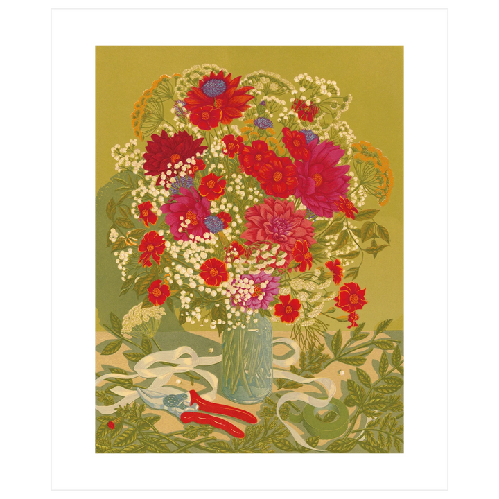 Allotment Bouquet Art Card