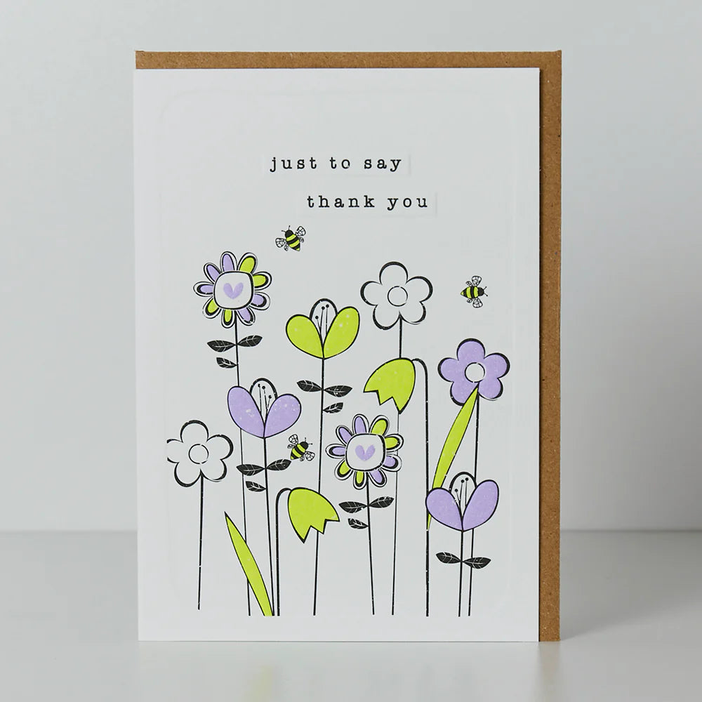 Just To Say Thank You - Card