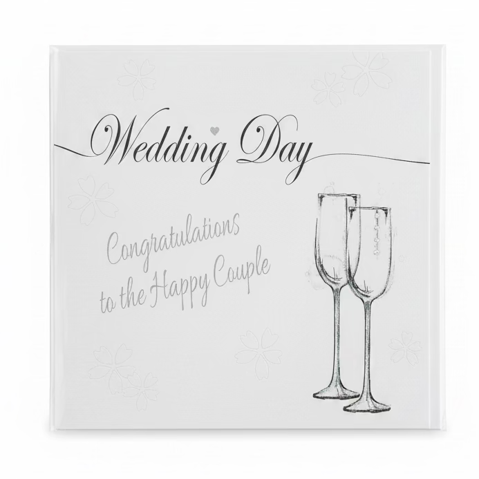Wedding Day Happy Couple Card