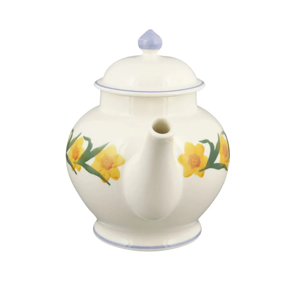 Emma Bridgewater Flowers Windblown Daffodils 4 Mug Teapot