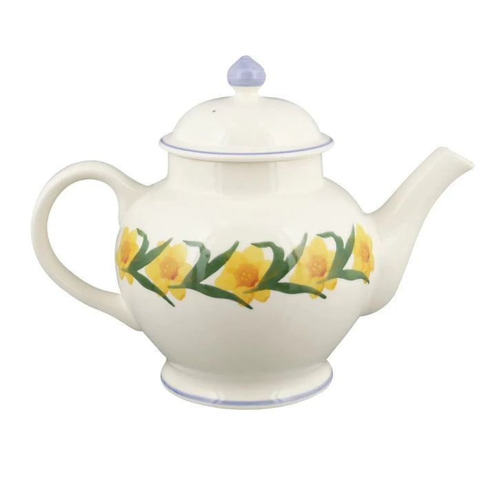 Emma Bridgewater Flowers Windblown Daffodils 4 Mug Teapot