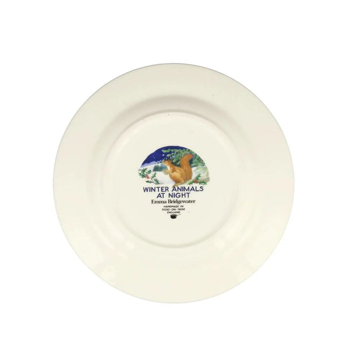 Midnight Squirrel Medium Dinner Plate - 8 1/2 Inch