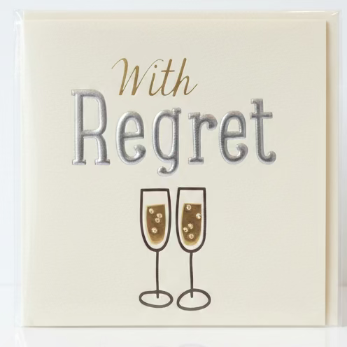 With Regret Card