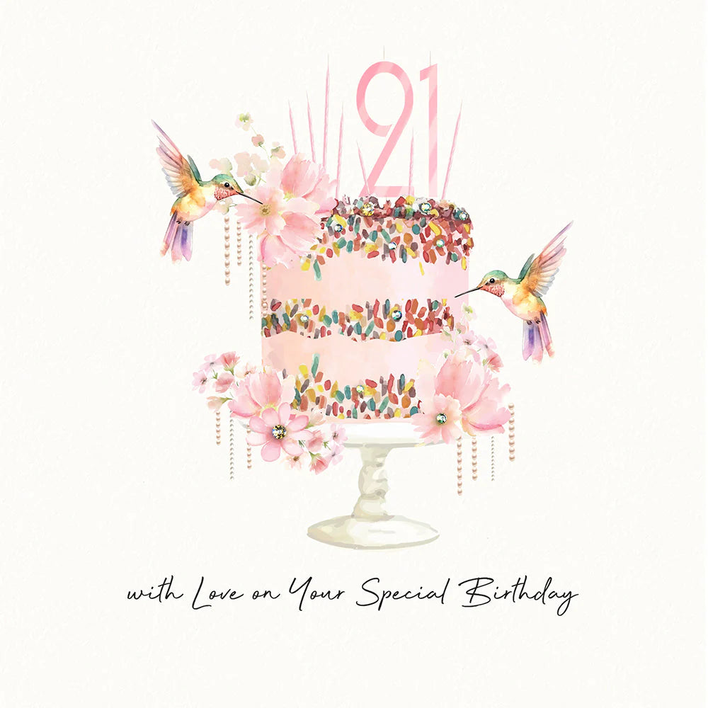 With love on your Special 21st Birthday Card