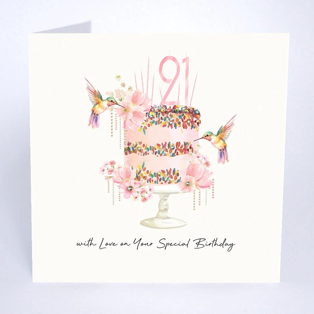 With love on your Special 21st Birthday Card