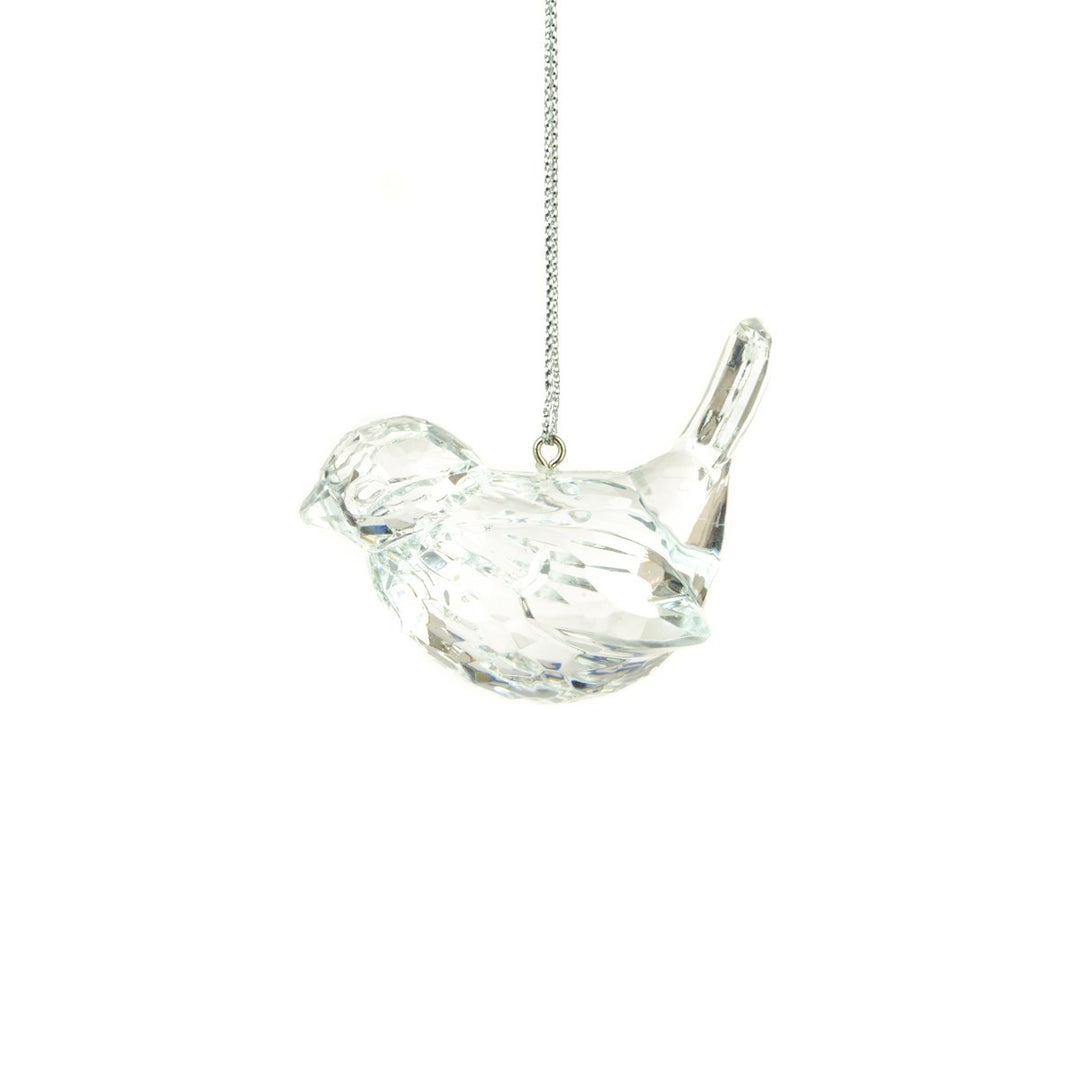 Crystal bird hanger from Floralsilk Christmas 2025 by Cornucopia Home and Gift, 6cm decorative crystal bird accessory.