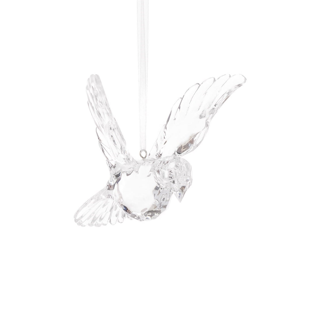 Clear Dove Decoration