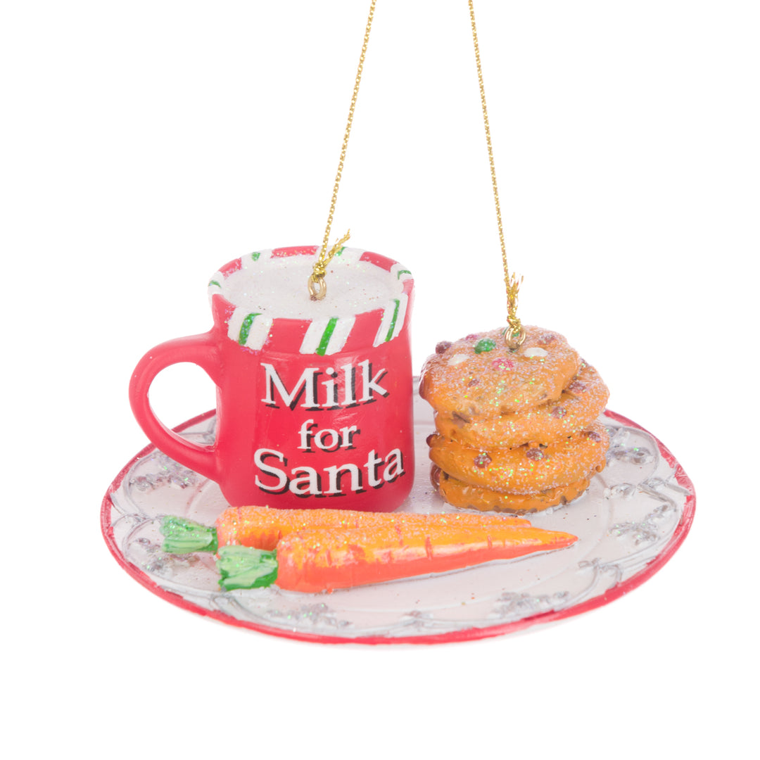Colorful Santa plate decoration from Floralsilk Christmas 2025 by Cornucopia Home and Gift, featuring festive holiday design.
