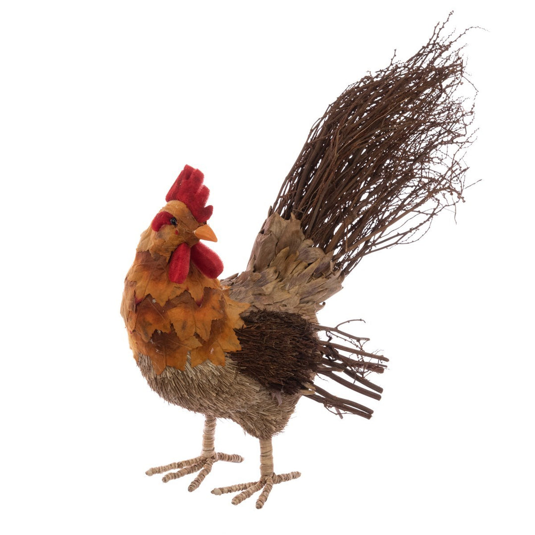 Autumn Rooster Figure | 30cm | Floralsilk