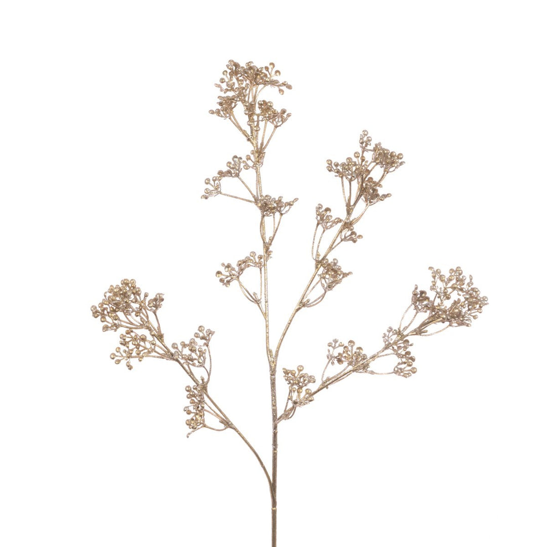 Sparkle Dill Spray 68cm from Floralsilk Christmas 2025 by Cornucopia Home and Gift, featuring shimmering artificial floral accents.