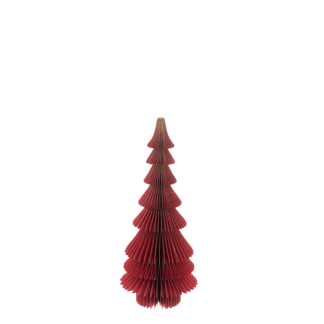 Red FSC Paper Tree, 30cm tall, from Cornucopia Home and Gift&