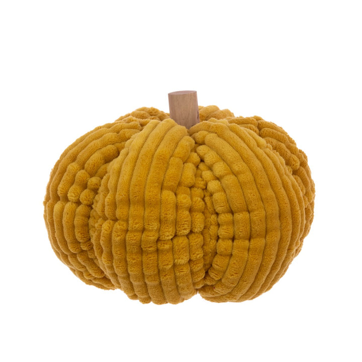Large Cord Pumpkin | Yellow