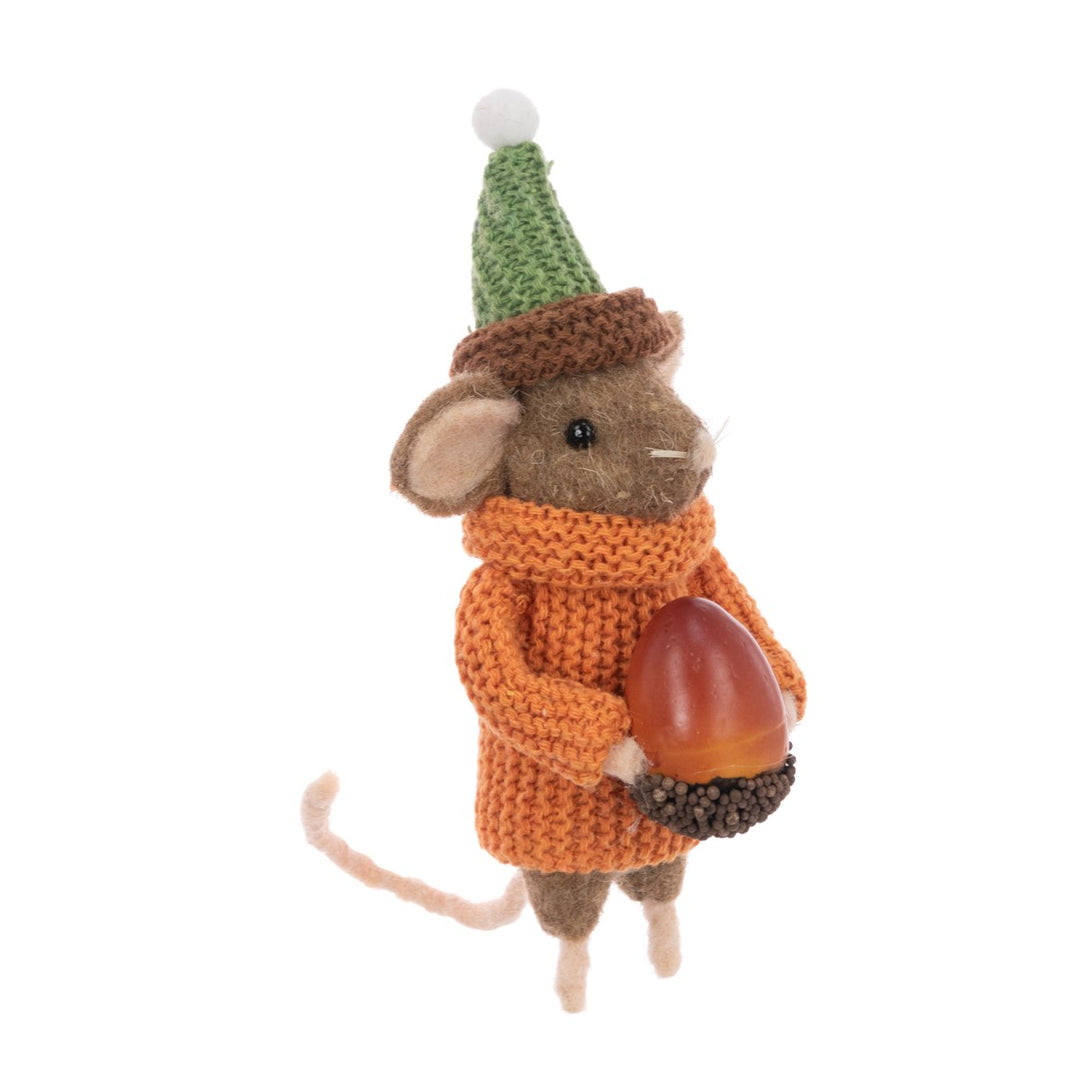 Felt Mouse with Acorn 18cm