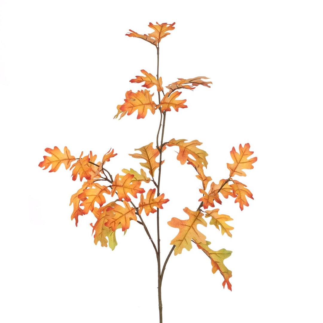 Eco Oak Leaf Spray | 83cm Autumn Faux Stem | Floralsilk