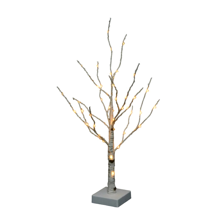 60cm Pre-Lit Battery Operated Birch Tree
