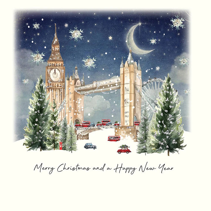Merry Christmas and a Happy New Year London Card