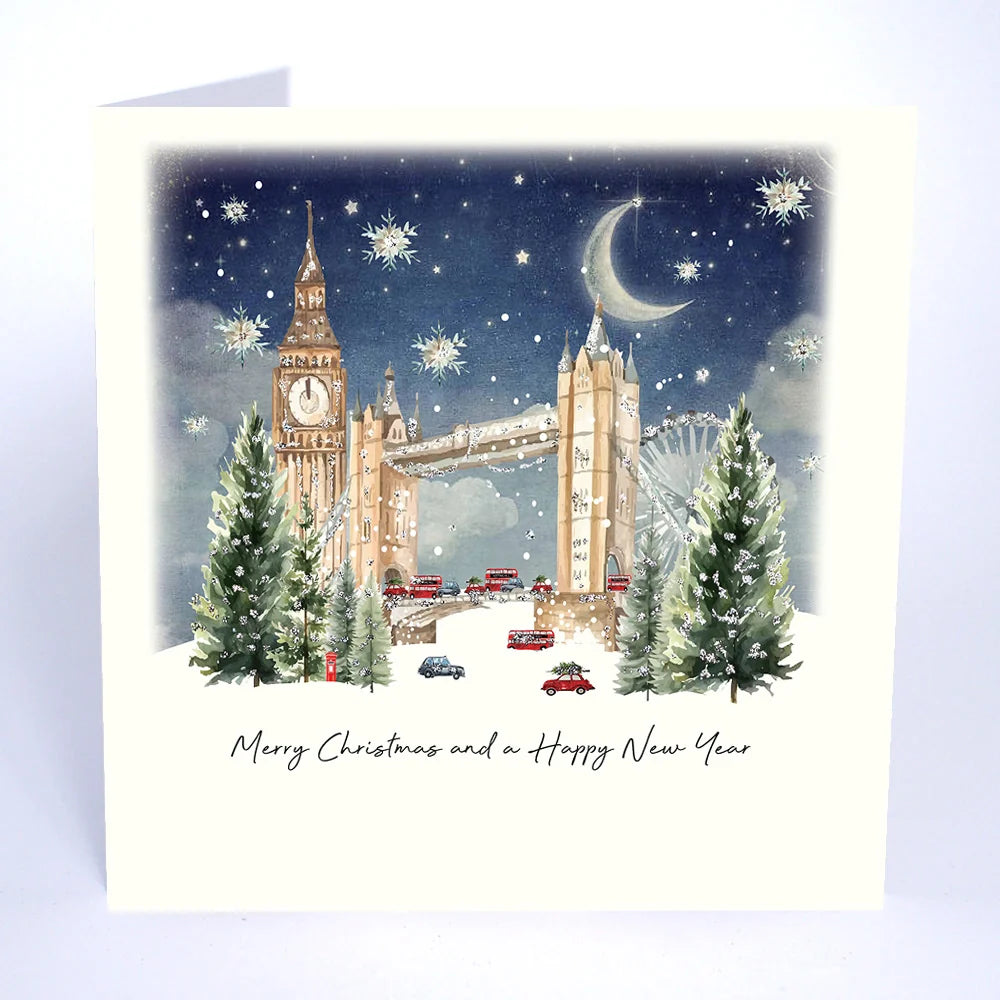 Merry Christmas and a Happy New Year London Card