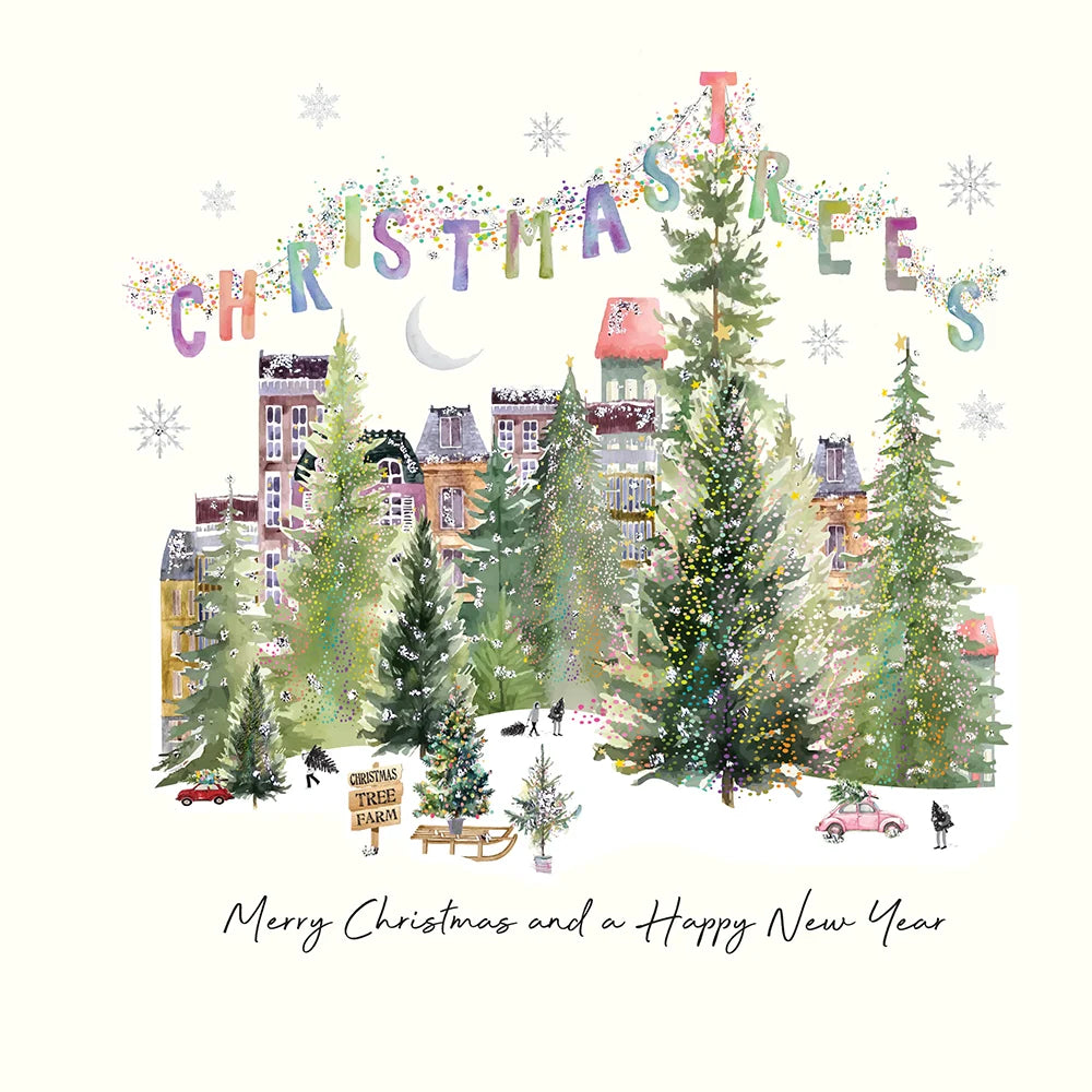 Merry Christmas and Happy New Year London Card