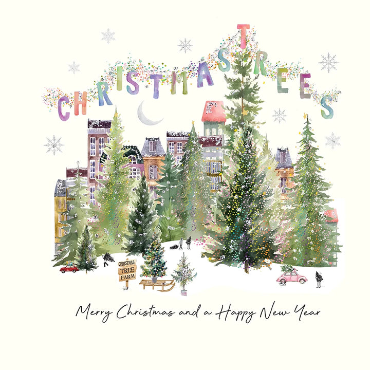 Merry Christmas and Happy New Year London Card