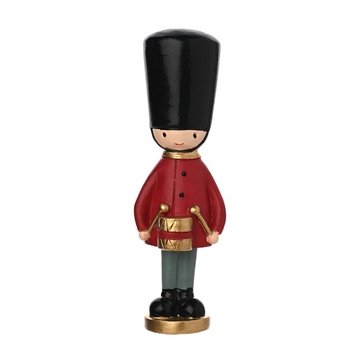 Widdop &amp; Co Regal Tidings Royal Soldier standing Christmas figurine by Cornucopia Home and Gift, detailed holiday decorative ornament