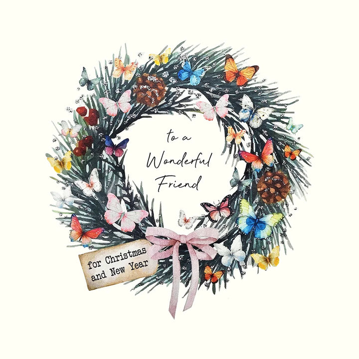 To a Wonderful Friend Christmas Card