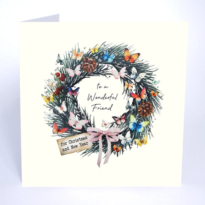 To a Wonderful Friend Christmas Card