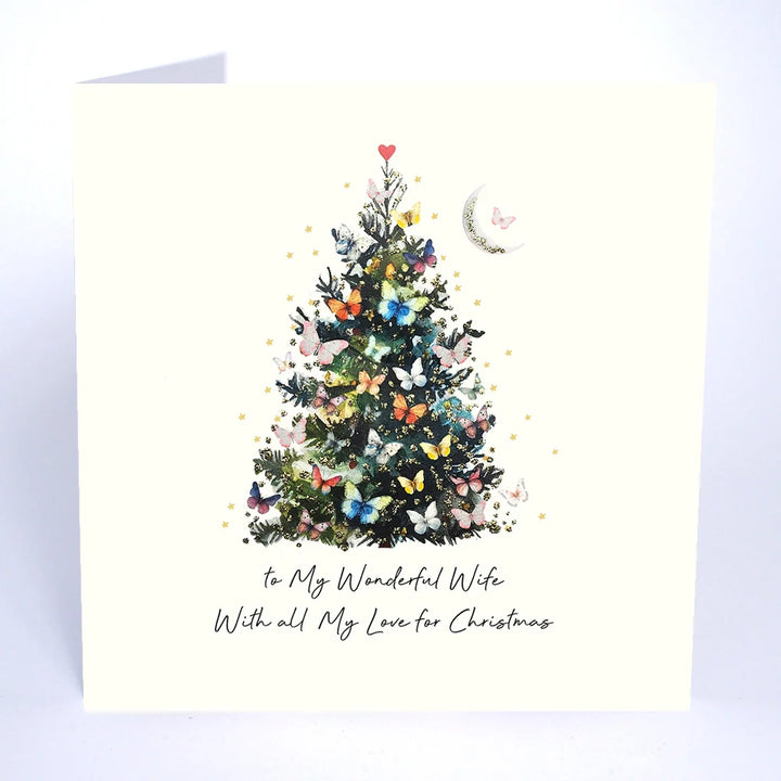 To My Wonderful Wife with All My Love for Christmas Card