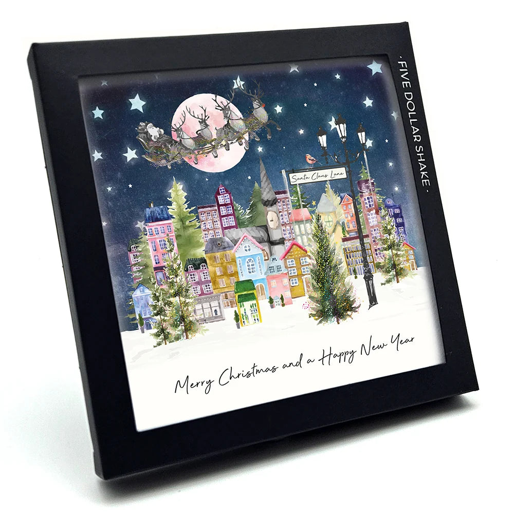 Merry Christmas and a Happy New Year Box of 6 Cards