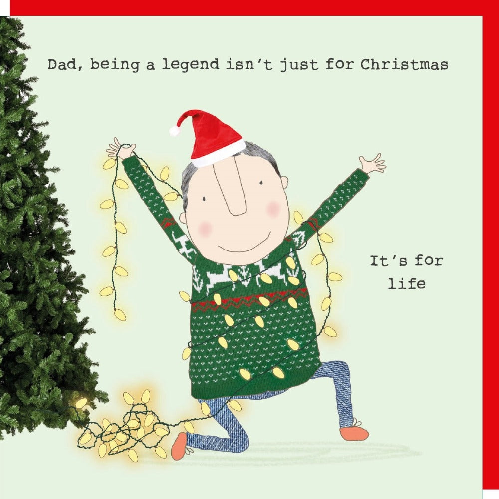 Dad Christmas Card - Family Legend