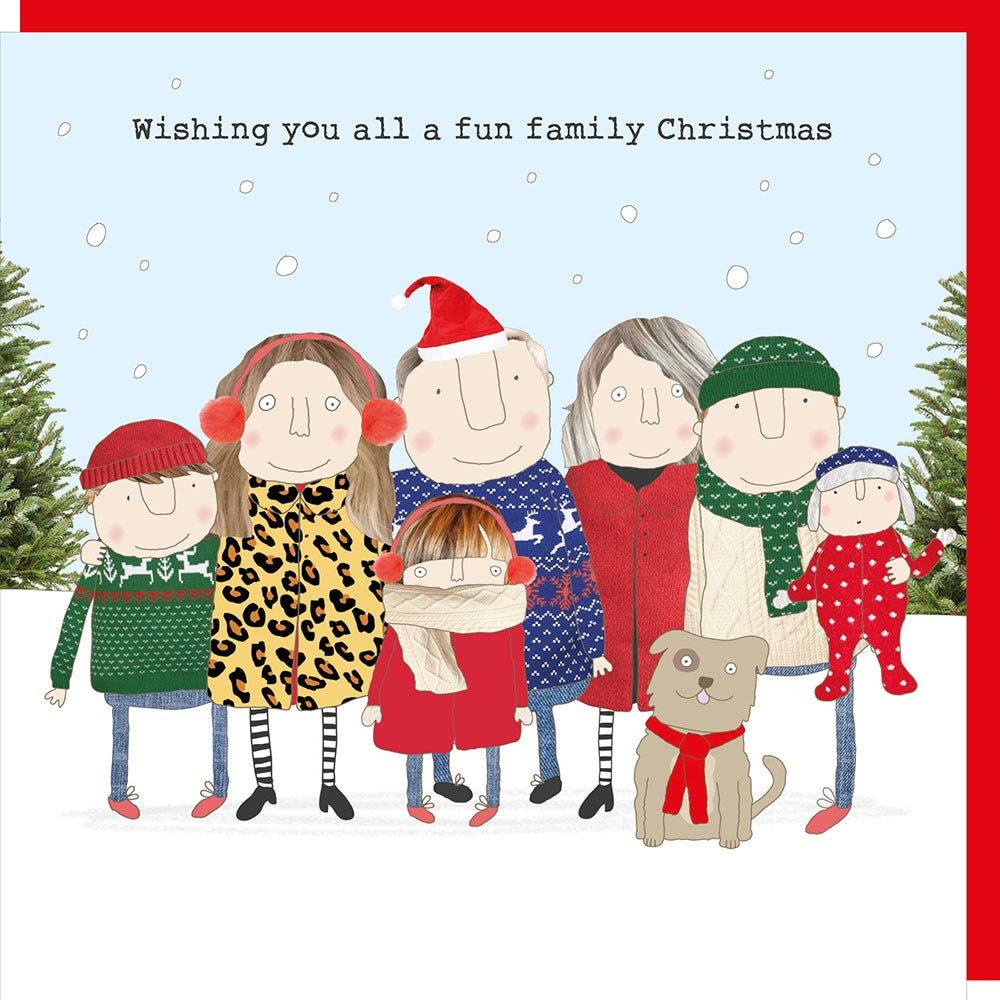 Wishing you all a fun family Christmas’ Card
