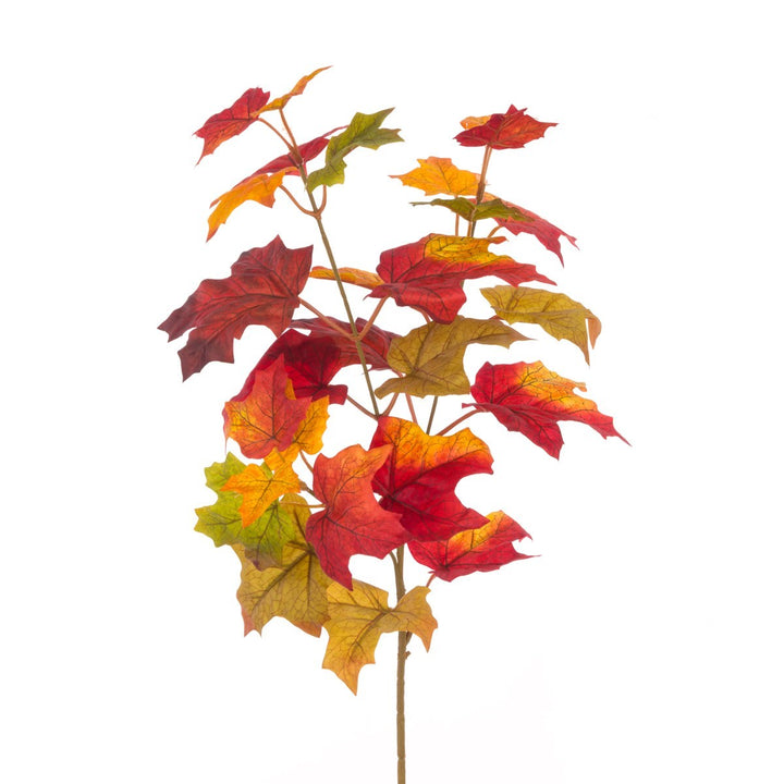 Three realistic Maple Leaf Spray floralsilk arrangements by Cornucopia Home and Gift, perfect for autumn decor.
