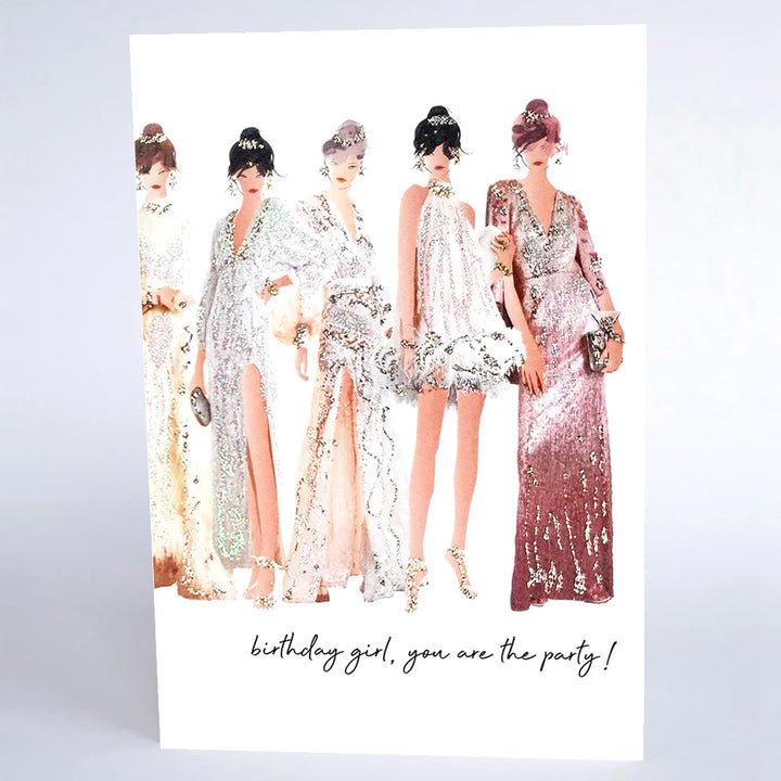 Birthday Girl, You Are The Party! Card