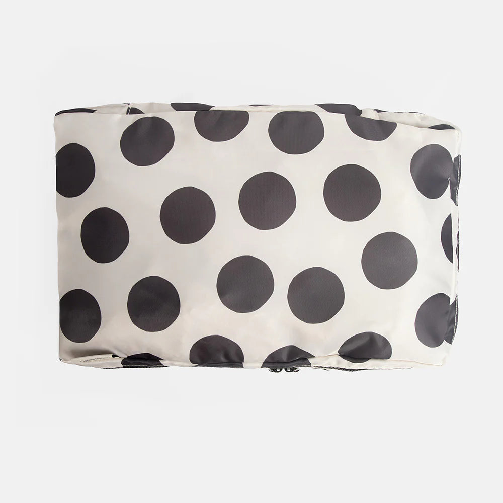 Caroline Gardner Mono Spot/Flowers set of 3 Packing Cubes