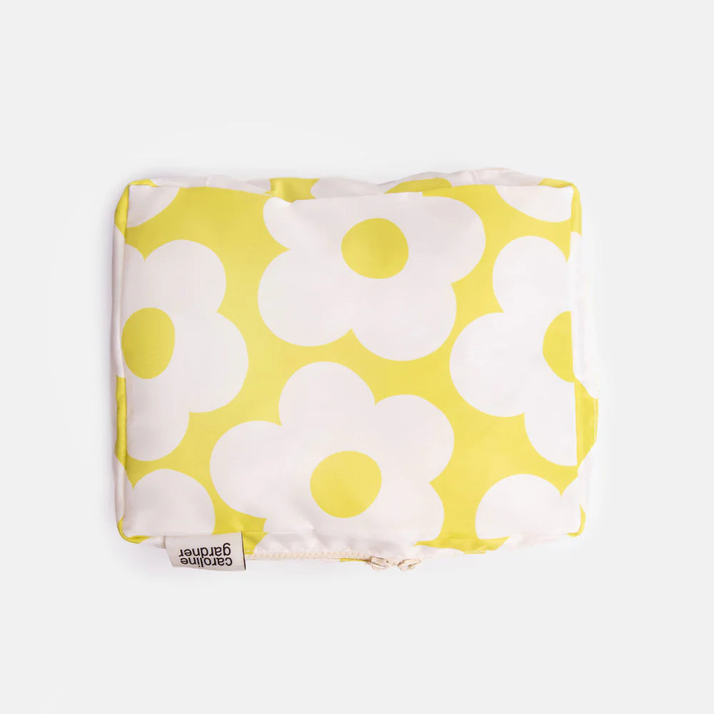 Caroline Gardner Mono Spot/Flowers set of 3 Packing Cubes