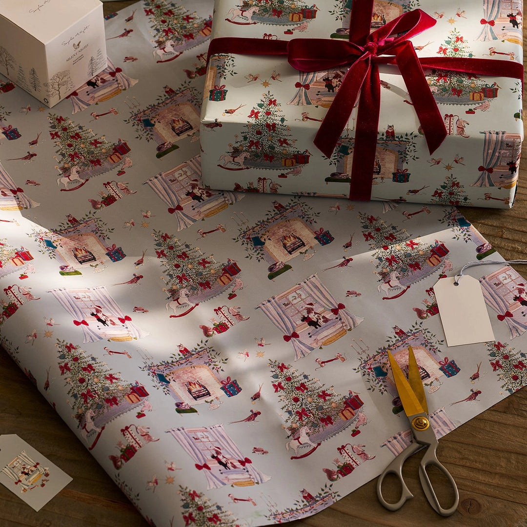 Cosy Christmas Roll Wrap - 10m