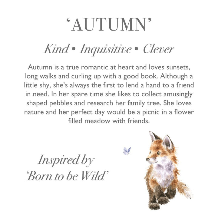 Fox Medium Plush Autumn