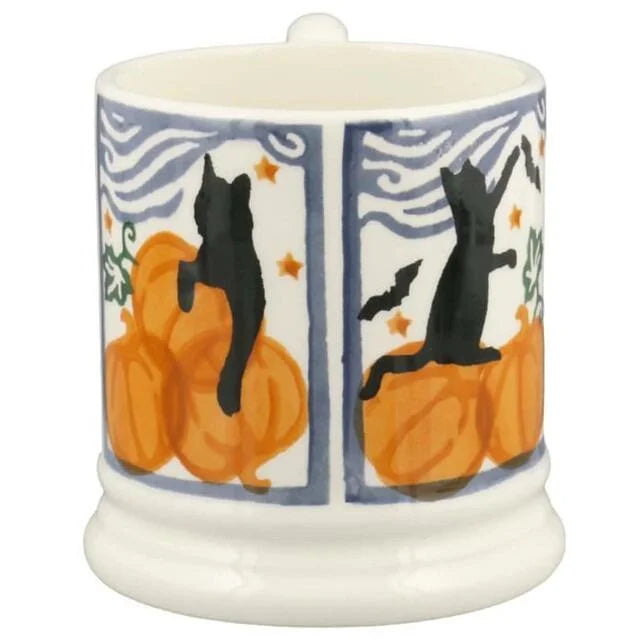 Emma Bridgewater Cats &amp; Pumpkins 1/2 Pint Mug