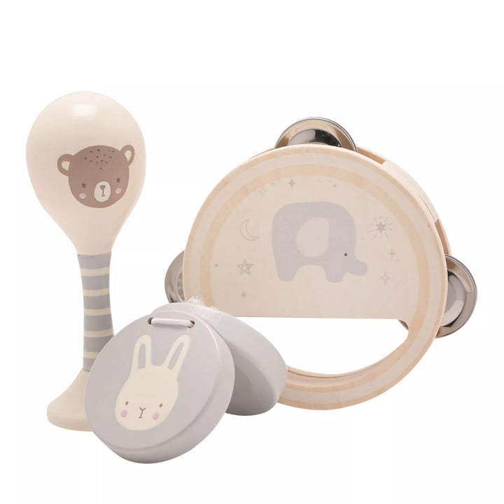 Wooden 3 Piece Music Set