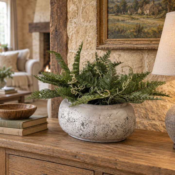 Birkdale Oval Stone-Effect Planter - 36cm