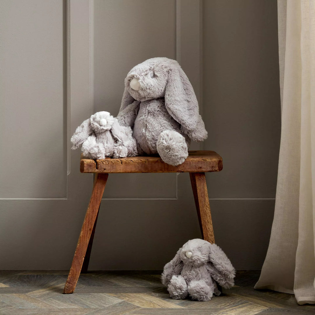 Grey Plush Rabbit