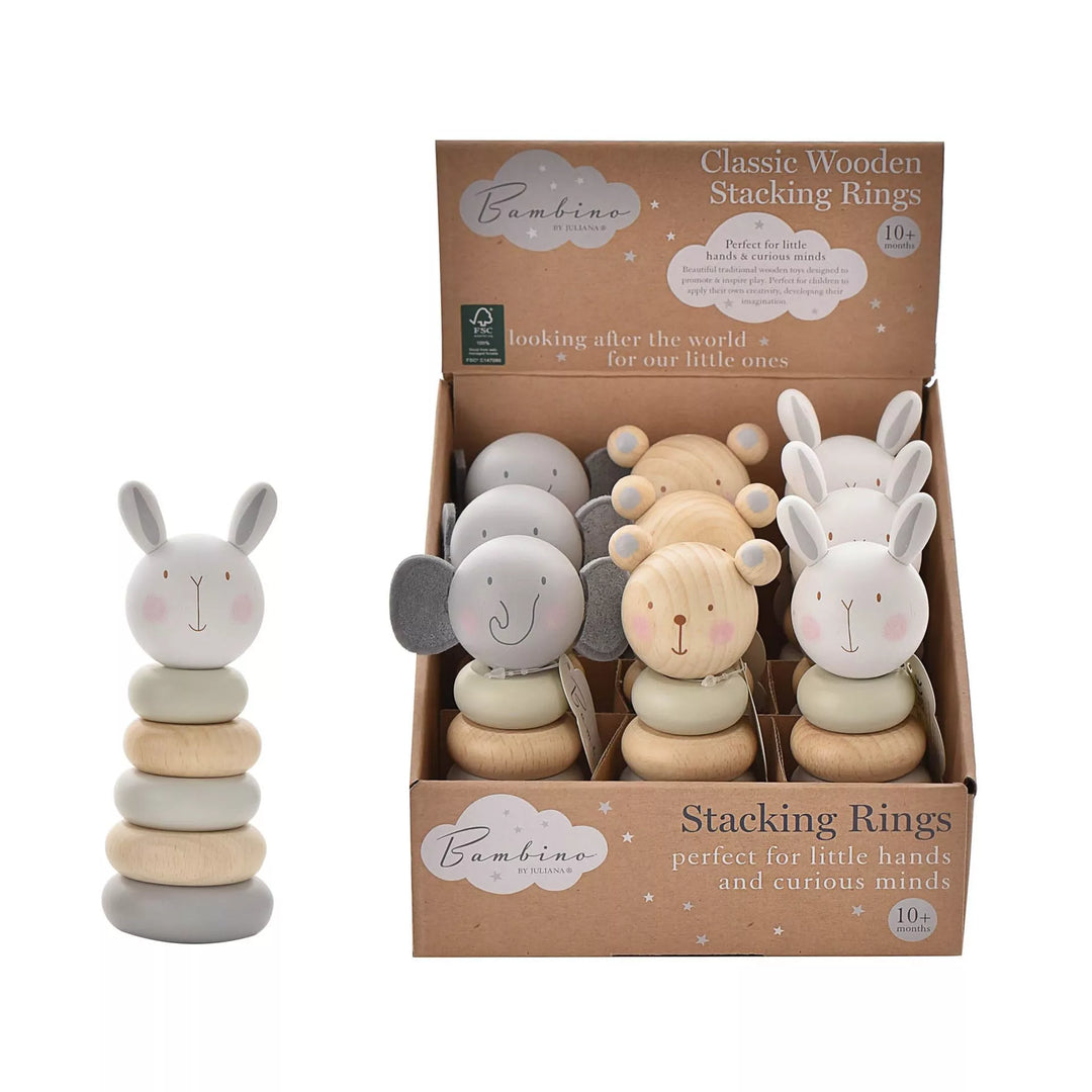Wooden Tower Stacking Game