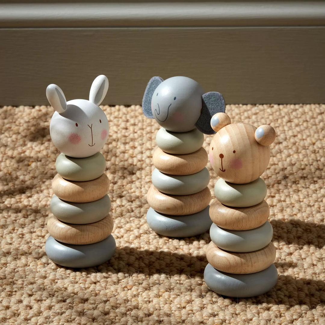 Wooden Tower Stacking Game